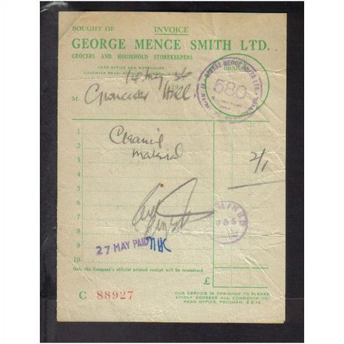 GEORGE MENCE SMITH LTD,PECKHAM ,LONDON,SE, 27MAY1936