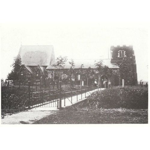 Postcard St Mary's Church Mablethorpe c1913 Lincolnshire