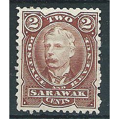 Sarawak 1895 SG28 2c Brown-Red Mounted Mint .. .