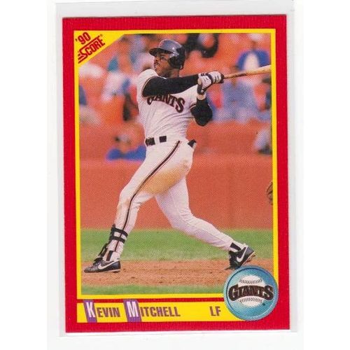 1990 Score Kevin Mitchell baseball card #343 – Giants