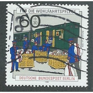 BERLIN -1990 60pf + 30 'POST' FINE USED (EBID44-932)