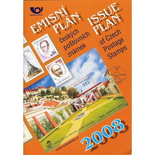 Česká Pošta: Issue Plan of Czech Postage Stamps 2008 (2008)