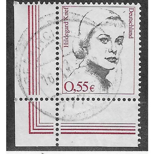GER 2002 €0.55 'FAMOUS WOMEN- KNEF'(CORNER MARGIN) FINE USED (EBID53-958)