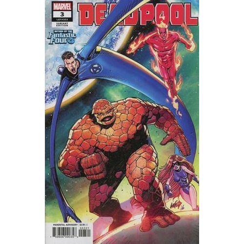 Deadpool (2018) #3 Marvel Comics Rob Liefeld Fantastic Four Variant Cover