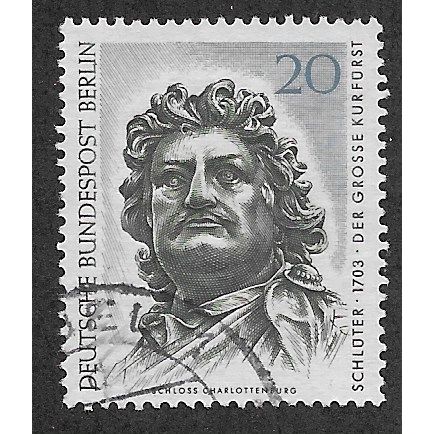 BERLIN -1967 20pf 'CHARLOTTESBURG CASTLE' FINE USED (EBID62-118)