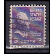 Used 807 3c Thomas Jefferson Very Fine Plus KA5555