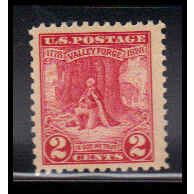 645 2c Valley Forge Fine MNH O1098
