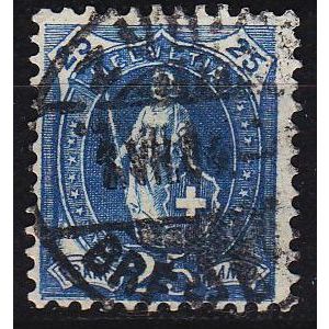 SCHWEIZ SWITZERLAND [1899] MiNr 0067 D ( O/used ) [02]