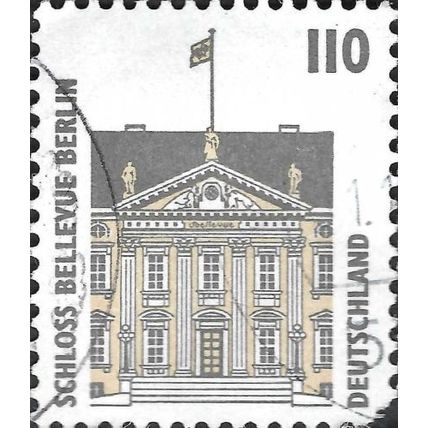 GERMANY, Bellevue Castle, Berlin, grey 1997, 110pf