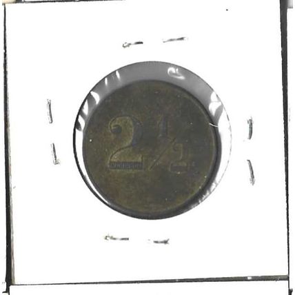 W. Grochee 2 1/2 Grochen token XF