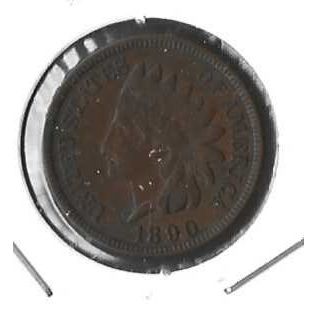 1890 US Indian Head Cent XF/AU