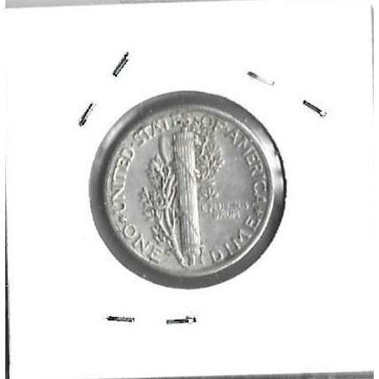 1931 US Silver Mercury Dime AU