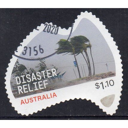 Australia 2020 Disaster Relief - Cyclone Making Landfall $1.10 Used