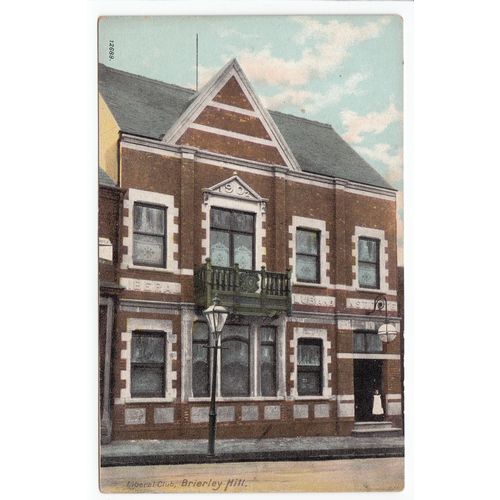 Liberal Club Brierley Hill Postcard Staffordshire