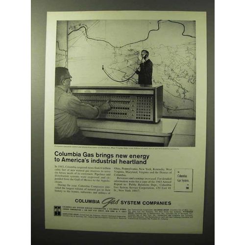 1964 Columbia Gas System Companies Ad - New Energy