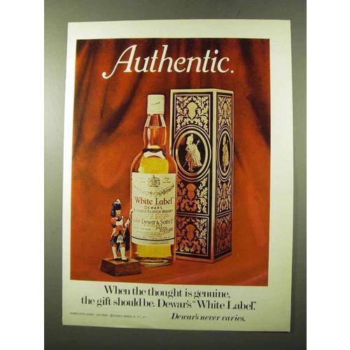 1972 Dewar's White Label Scotch Ad