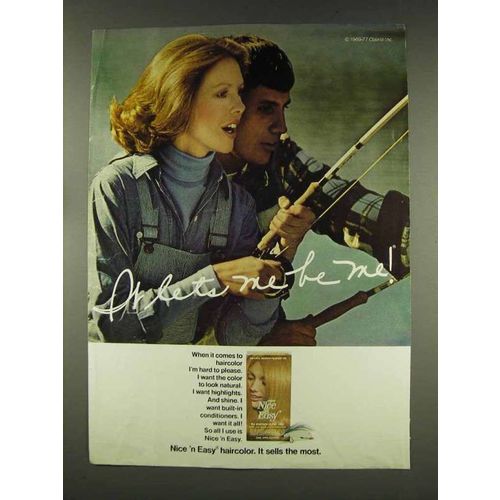 1977 Clairol Nice 'n Easy Haircolor Ad - Lets Me be Me