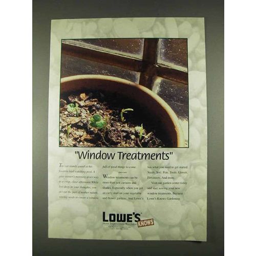 1996 Lowe's Home Improvement Ad - Window Treatments