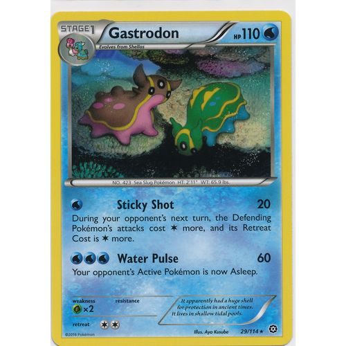 Pokemon XY Steam Siege 29/114 Gastrodon