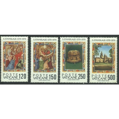 Vatican City 1979 - SG715/18 - 900th Death Anniv of St. Stanislaus set - MNH
