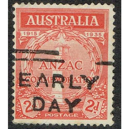 Australia 1935 20th Anniversary of Gallipoli Landing 2d Scarlet SG154 GU