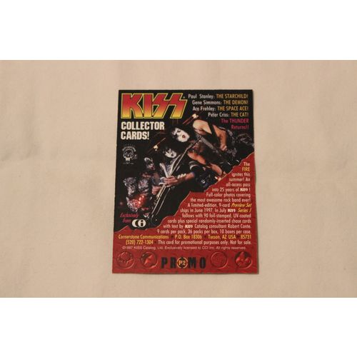 1997 Cornerstone KISS Series 1 Exclusive Promo NO. P2