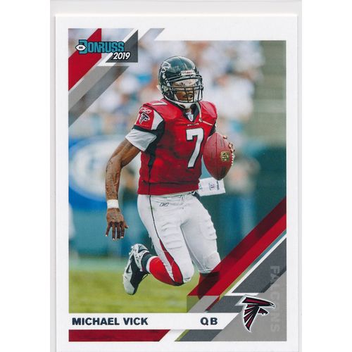 2019 Donruss Football Base 24 Michael Vick Atlanta Falcons
