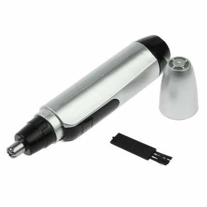 Unisex Mini Electric Nose Hair Removal Trimmer Shaver Clipper Cleaner & Brush UK
