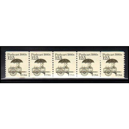 2133 12.5c Pushcart Very Fine MNH Dry Gum PNC 1/5 X2212