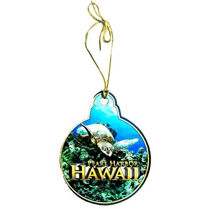 Pearl Harbor Hawaii Christmas Tree Ornament