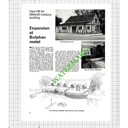 Ye Old Plough House Bulphan Essex Motel Mr Monk - 1968 Cutting