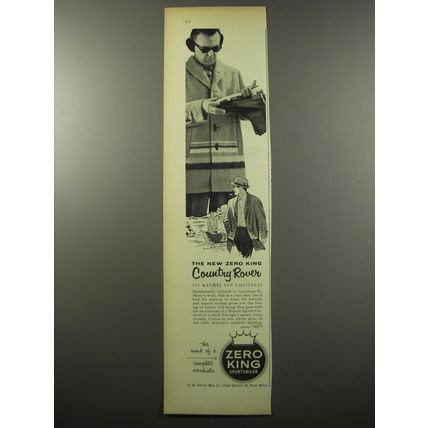 1955 Zero King Country Rover Coat Advertisement