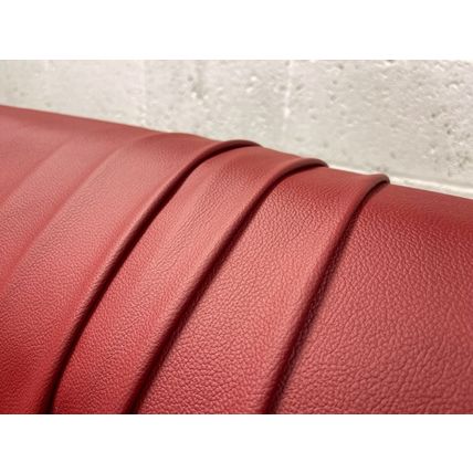 Italian Full Whole Leather Cow Hide Colour Wine/Claret, 48 sq ft per hide