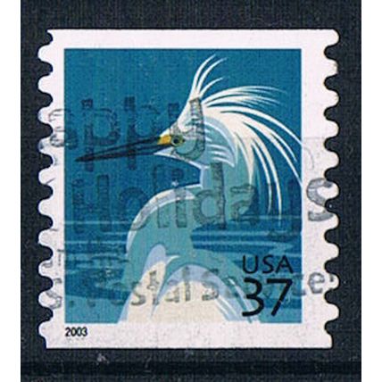USA 2003 SG4336 usa94 Snowy Egret 37c Used Stamp