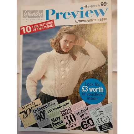 Vintage 1990 Wendy Autumn / Winter Preview Magazine