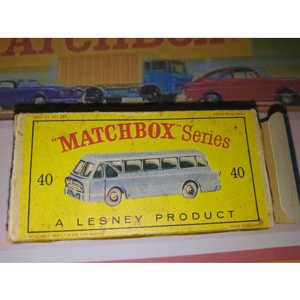 Matchbox - No40 Long Distance Coach - original box -
