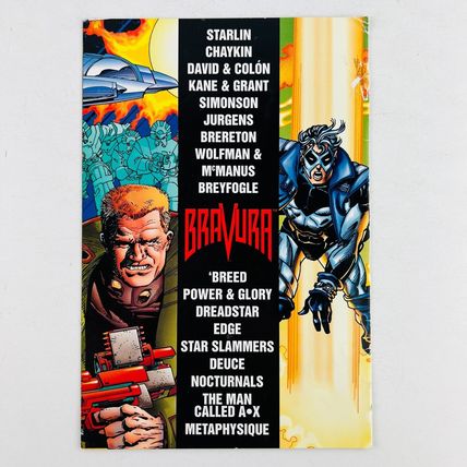 Comic Book - Bravura Hero Illustrated (1994) Preview 1/2 Malibu