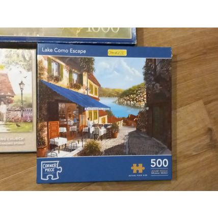 3 Jigsaws Puzzles WHSmiths Hestair Classic Corner Piece Bundle All 100% Complete