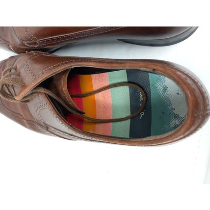 Paul Smith Brown Brogues Leather Men’s Shoes Size 7 Uk Euro 41 Lace up Smart