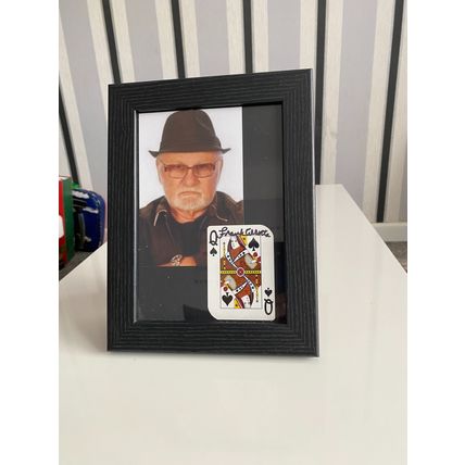 Frank Cullotta CASINO signed autograph gangster card framed playing poker