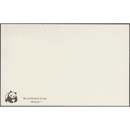 Wildcat, c.1970s - World Wildlife Fund Postcard