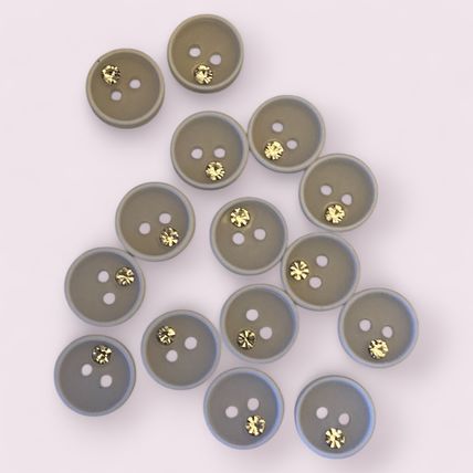 11mm Baby Shirt Buttons For Knitting Pink Or White Sewing Diamond Imitation Stud