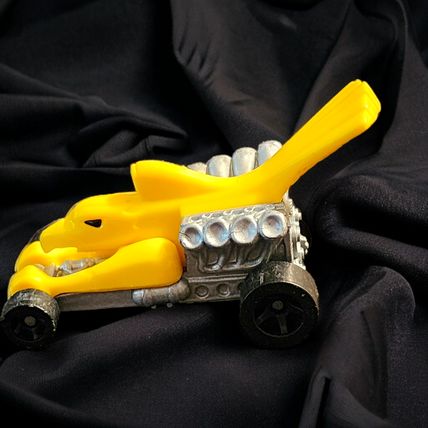 Hot Wheels McDonald's Bold Eagle Bald Big Bird Car Yellow Diecast 1/64 Scale