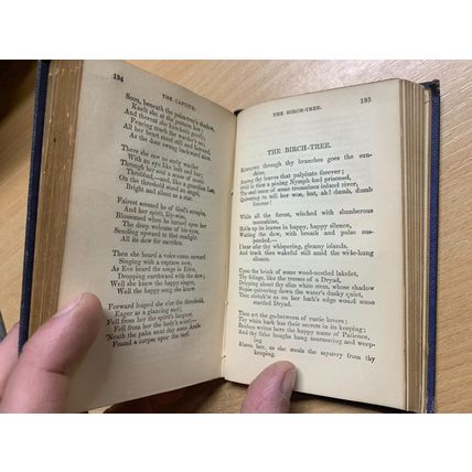 RARE* 1871 "THE POETICAL WORKS OF JAMES R LOWELL" VOL 1 USA ANTIQUE BOOK (P3)