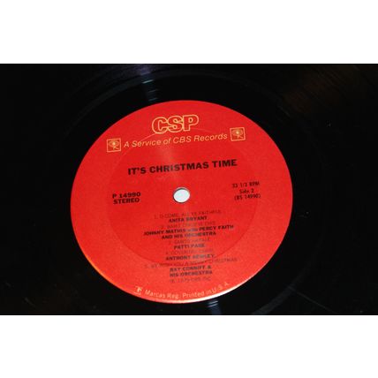 IT'S CHRISTMAS TIME!-Various Artists LP STEREO