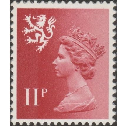 Great Britain 1976 Scotland 11p Scarlet Mounted Mint MM SG S32 Sc SMH15 stamp