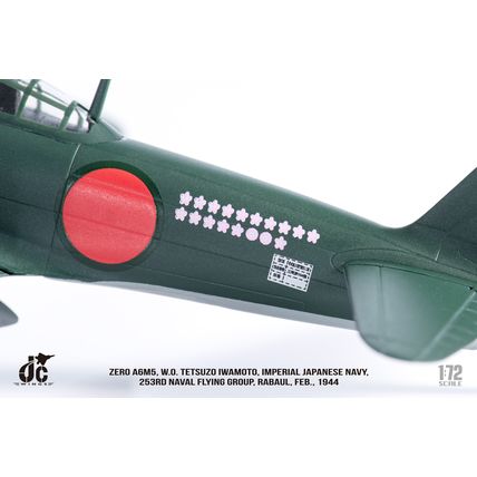 ZERO A6M5 W.O. TETSUZO IWAMOTO, IMPERIAL - JC WINGS JCW72ZERO001 1/72