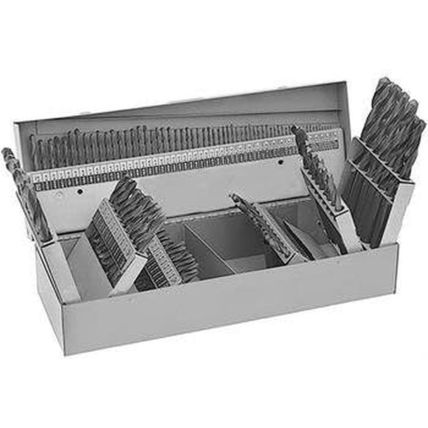 2 Sets, #1-60, A-Z & 1/16-1/2 X 64Ths 115 Piece per Set Hss Jobber Drill Bit Set