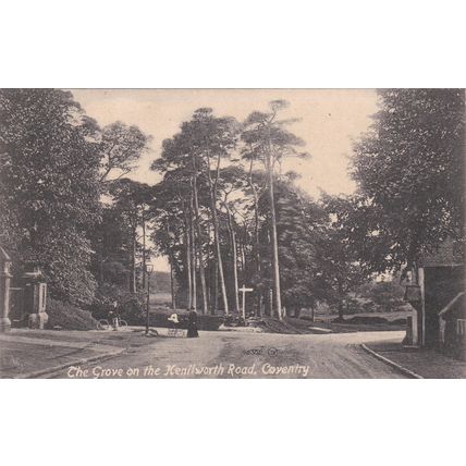 ED27 COVENTRY -THE GROVE ON THE KENILWORTH ROAD . PRINTED POSTCARD