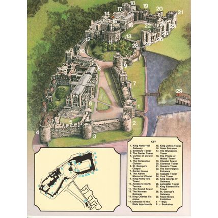 Windsor Castle - St Georges Chapel And Parks (Guide Book)